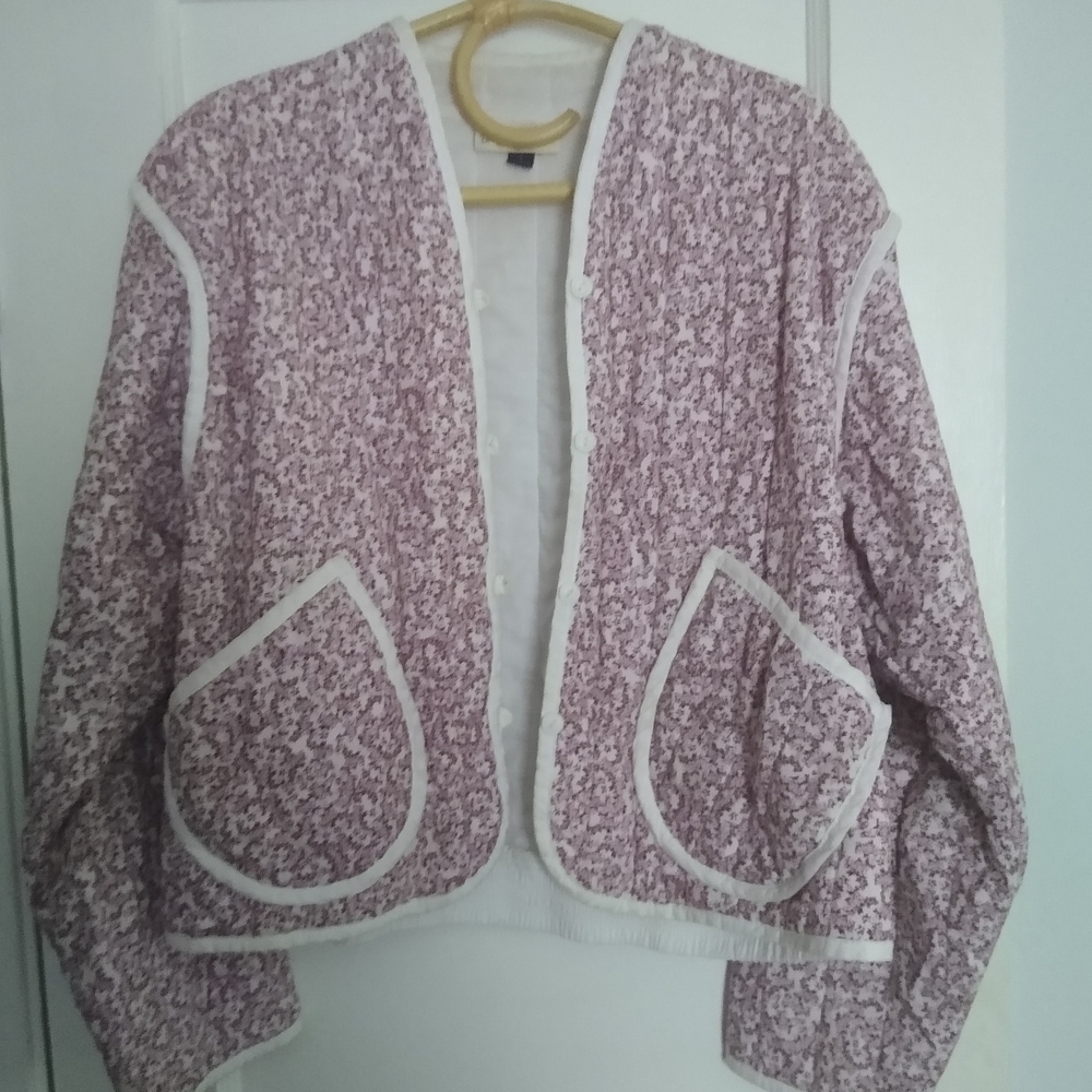 Ditsy Floral Quilted Women's Jacket